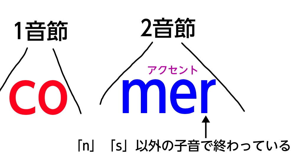 「「n」「ｓ」以外の子音で終わる語」の図